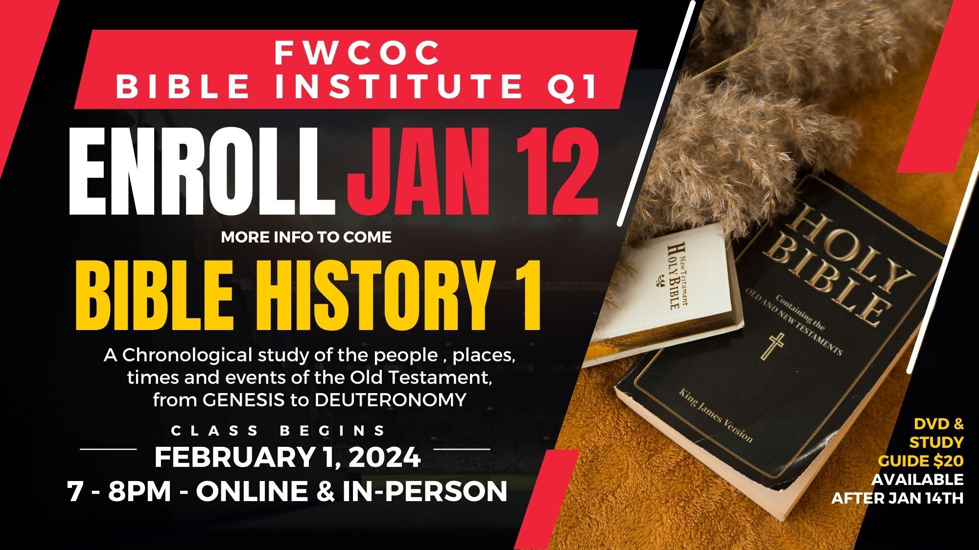 FWCOC Bible Institute - Bible History 1