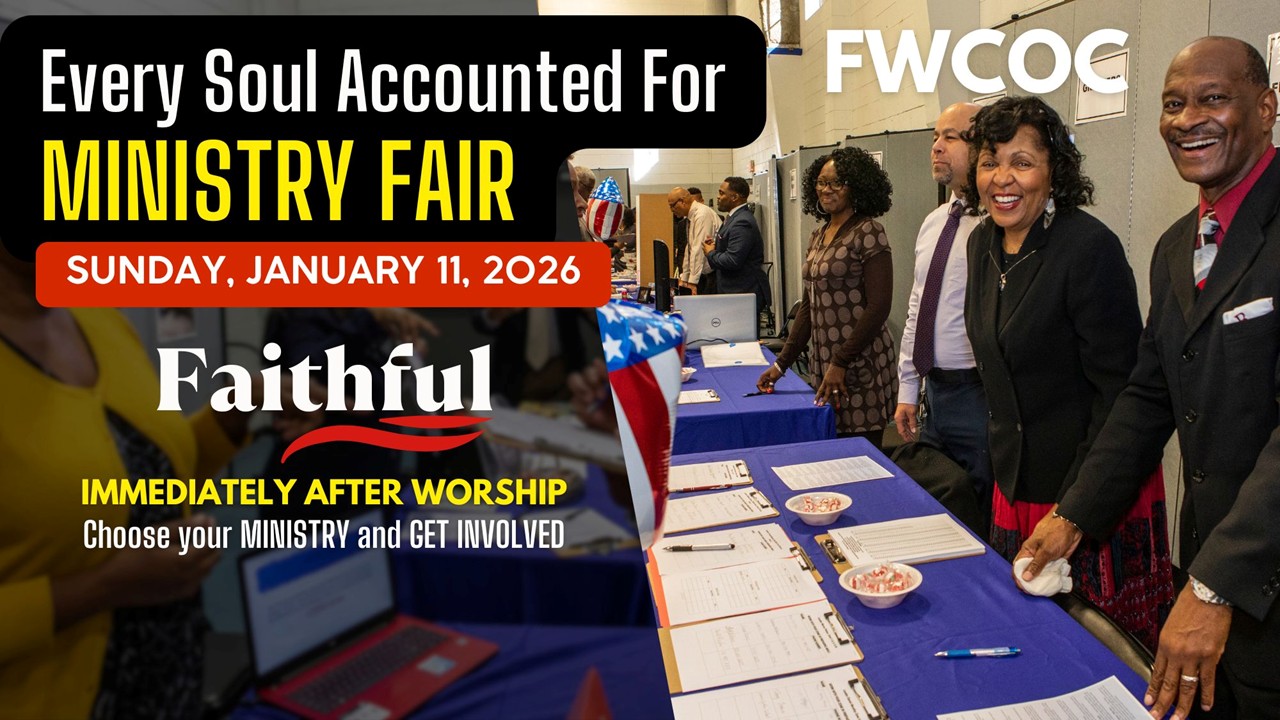 "Every Soul Accounted For" Ministry Fair